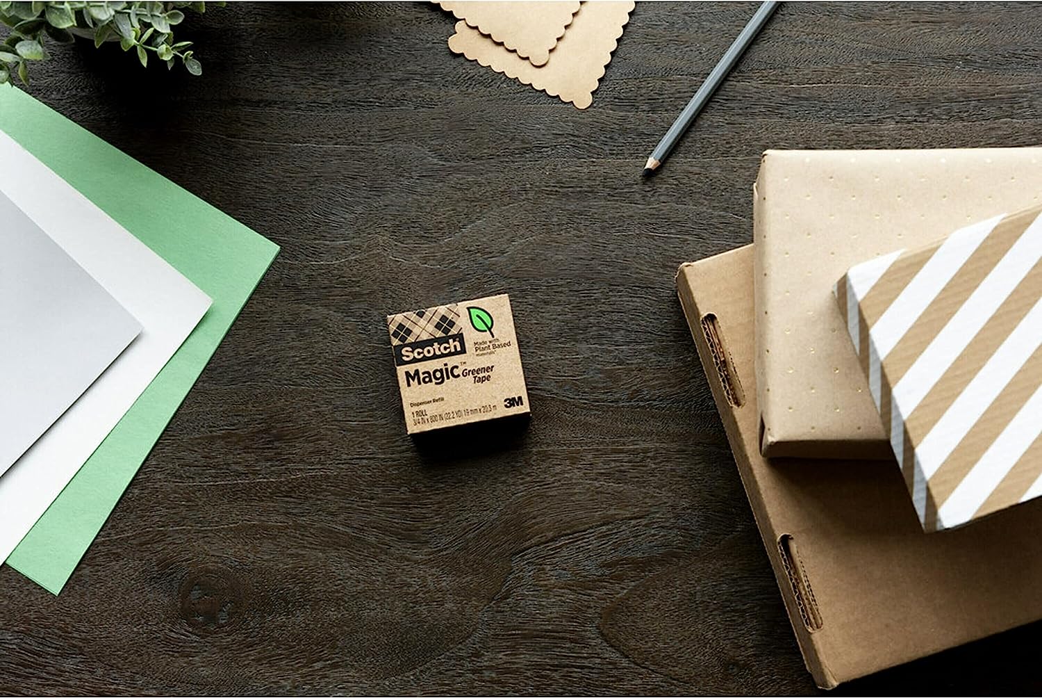 Scotch Magic Greener Tape, 10 Rolls, Numerous Applications, Invisible, Engineered for Repairing, 3/4 x 900 Inches, Boxed (812-10P) - Image 10